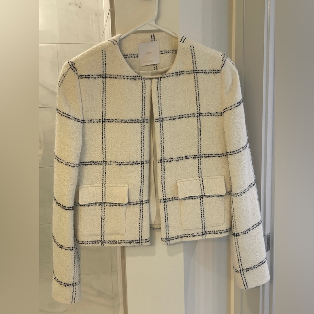 Mango: Women’s Cropped Tweed Jacket